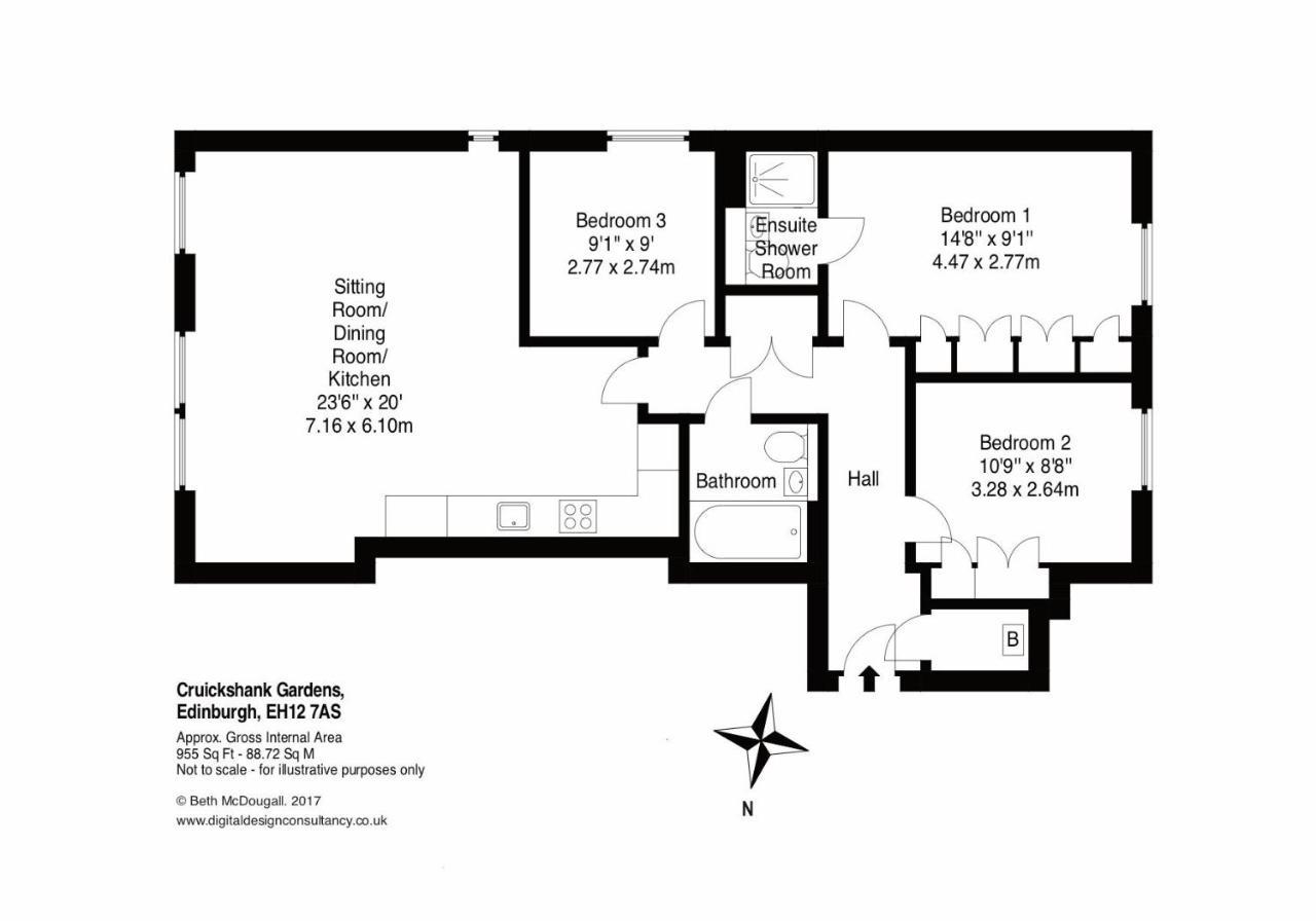 The Cruickshank Residence เอดินบะระ ภายนอก รูปภาพ